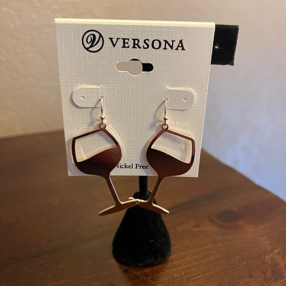Wine Glass Earrings